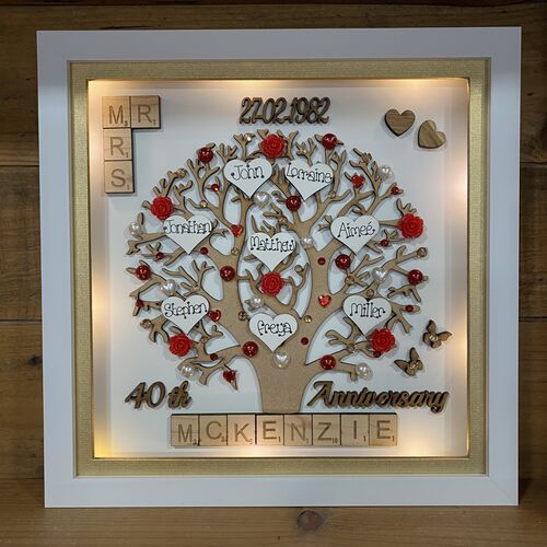 XL Wedding Anniversary Frame