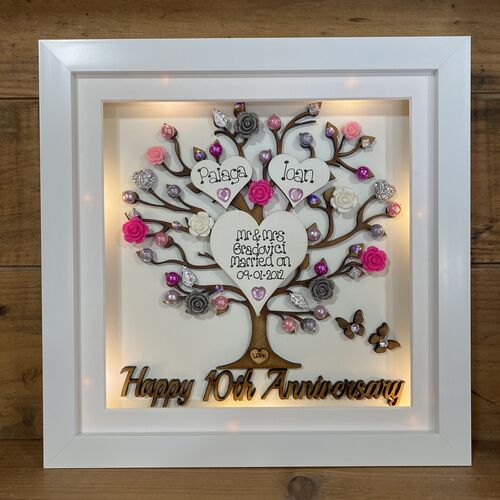 LED Mr & Mrs Wedding Frame