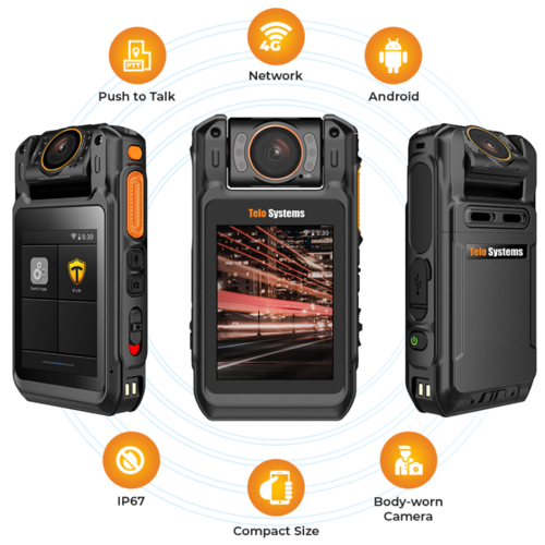 Telo LTE Body Worn T8 Body Worn Camera