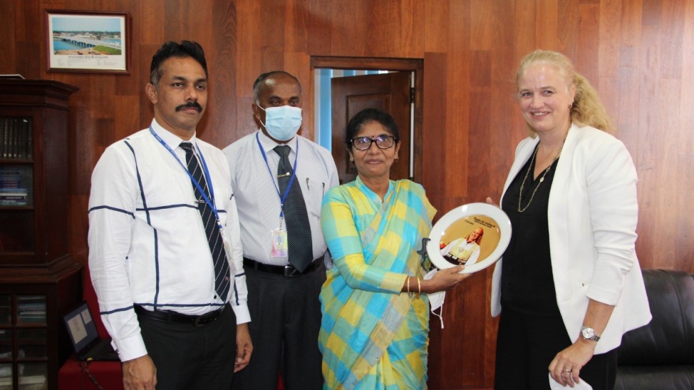 நோர்வே நாட்டின் தூதுவர் மற்றும் மன்னார் அரச அதிபருக்குமிடையே மரியாதையின் நிமித்தம் சந்திப்பு