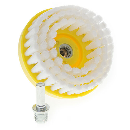 Monza Soft Bristle Drill Attachable Carpet Brush