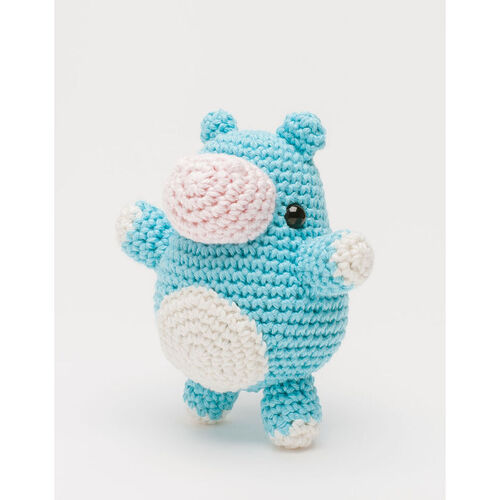 Happy Cotton Crocheted Happy Hippo
