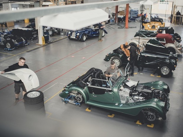 Inside Morgan - Drone tour of the Morgan factory