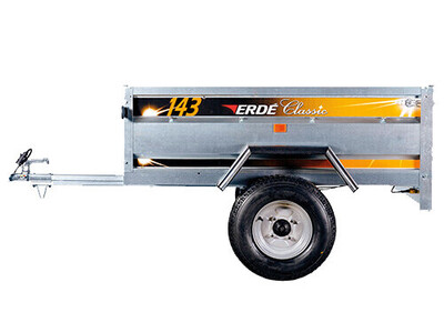 Erde 143 MP69143 223 x 140 x 91.5cm 502Kg Car Trailer