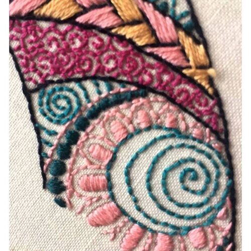 Ostrich Embroidery Kit