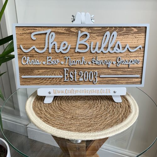 Rustic Wall Decor | Custom Name Sign | Family Name Sign | Mr & Mrs Sign