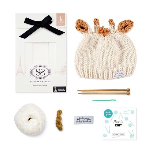 Sophie la girafe: Sophie's Hat Knitting Kit by Stitch & Story
