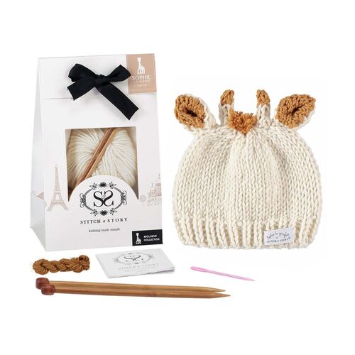 Sophie la girafe: Sophie's Hat Knitting Kit by Stitch & Story