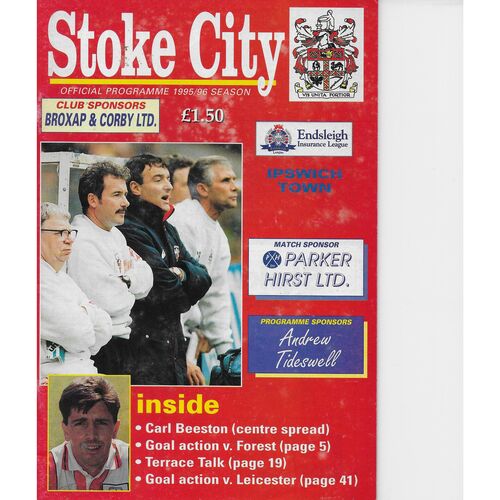Ipswich Town Away Football Programmes