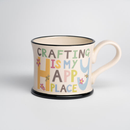 Crafting Is My Happy Place Mug