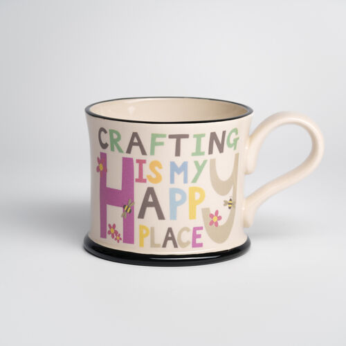 Crafting Is My Happy Place Mug