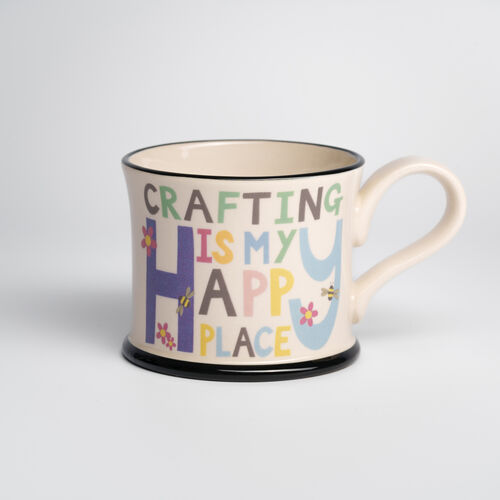 Crafting Is My Happy Place Mug