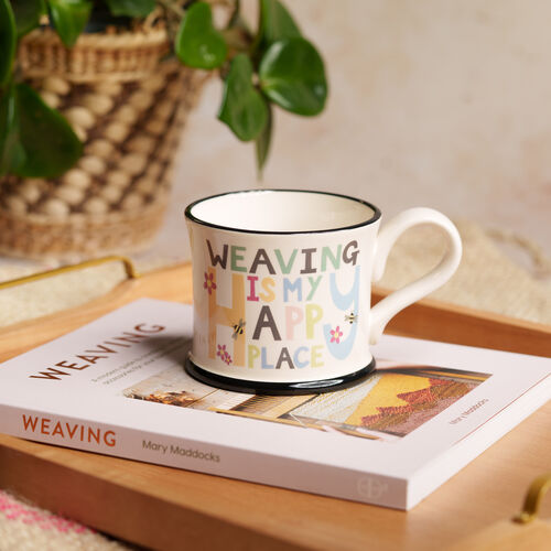 Weaving Is My Happy Place Mug