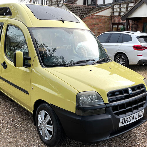 2004 Fiat Doblo Camper Van 1.9 JTD Rare Yellow 2 Berth 73277 Miles
