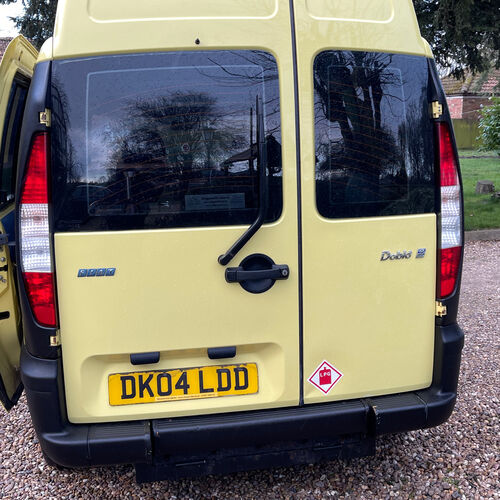 2004 Fiat Doblo Camper Van 1.9 JTD Rare Yellow 2 Berth 73277 Miles