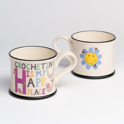 Crocheting Is My Happy Place Mug