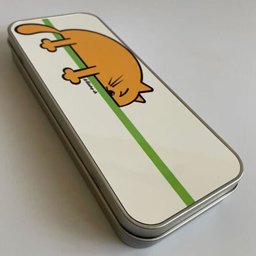 'Orange Sleepy Cat' Tin