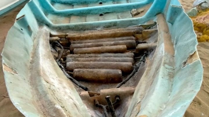 கடற்புலிகளது கரும்புலித் தாக்குதல் படகு