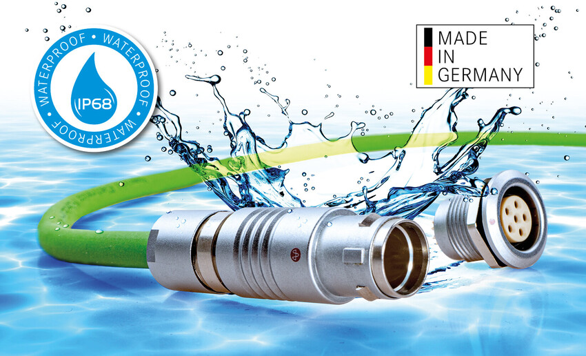 Product of the Year - Waterproof Push-Pull Circular Connector with Protection Rating IP68