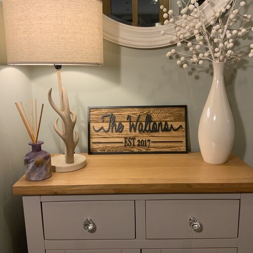 Rustic Wall Decor | Custom Name Sign | Family Name Sign | Established Sign