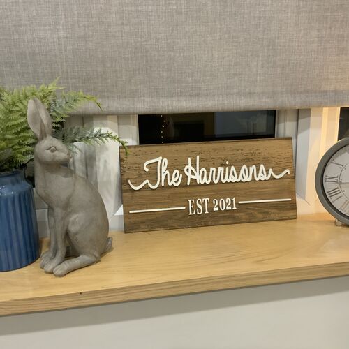 Rustic Wall Decor | Custom Name Sign | Family Name Sign | Established Sign