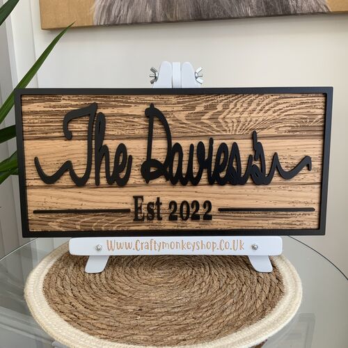 Rustic Wall Decor | Custom Name Sign | Family Name Sign | Established Sign