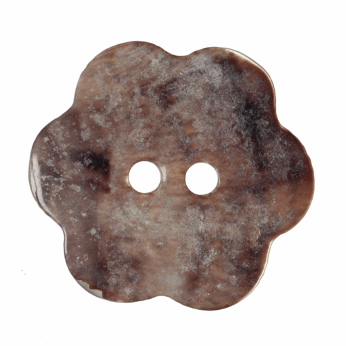 a.Flower Shape Buttons - Shell Style - Lignes 28, 17.5mm
