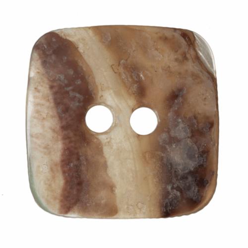 a.Square Shape Buttons - Shell Style - Lignes 28, 17.5mm