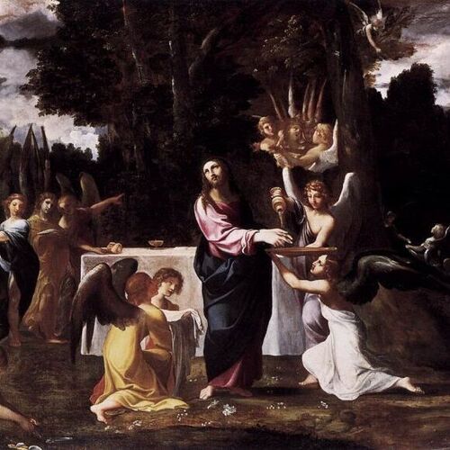 Christ Served by Angels in the Wilderness