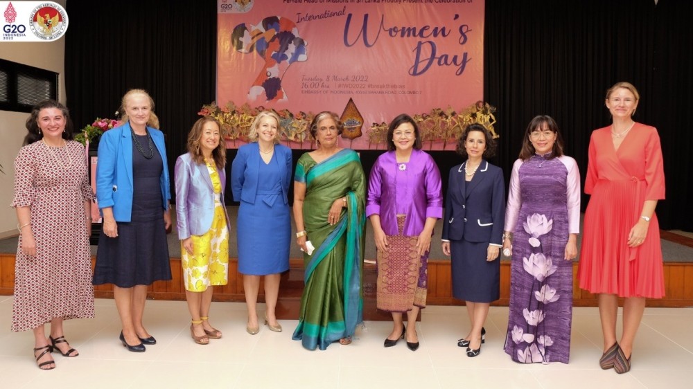 Nine Chiefs of Foreign Missions to Sri Lanka Are “Breaking the Bias”