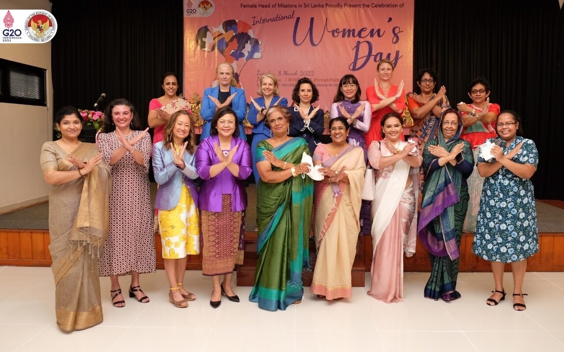 Nine Chiefs of Foreign Missions to Sri Lanka Are “Breaking the Bias”