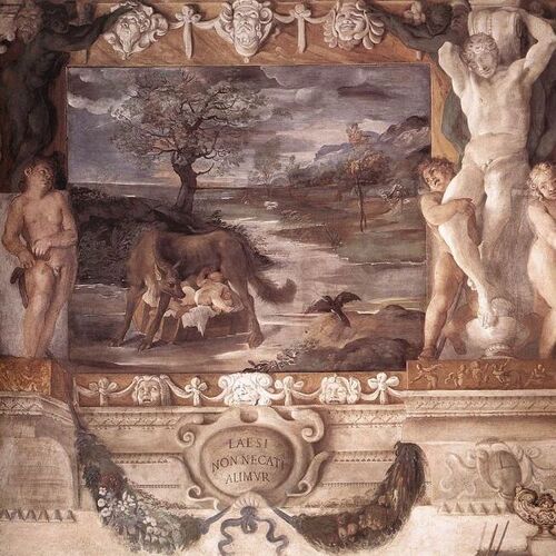 Romulus and Remus Suckled by the Wolf