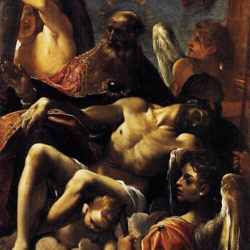 The Trinity with the Dead Christ