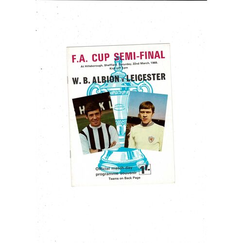 FA Cup Semi Final Football Programmes