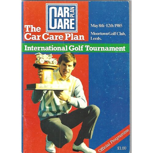 1985 The Car Plan International Golf Tournament (8-12-05/1985) Programme
