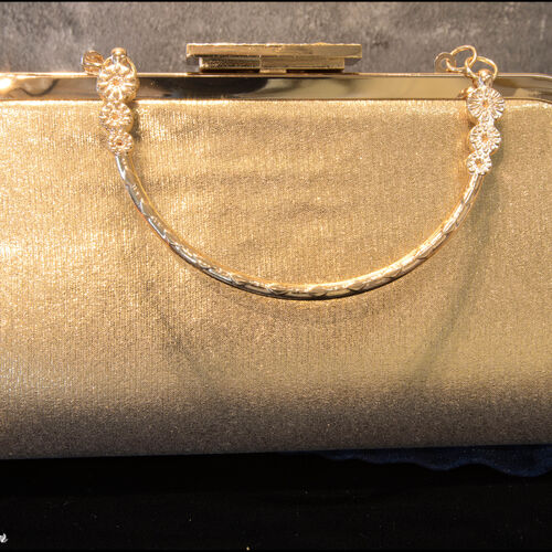 Gold & Silver Tassle Clutch
