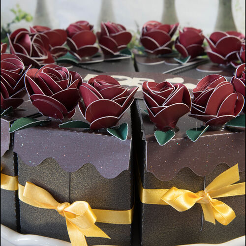 Rose Cake Gift/Favour Boxes