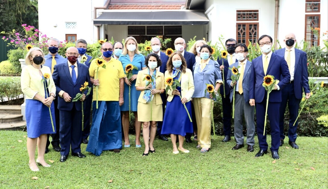 Ambassadors to Sri Lanka Stand United with Ukraine