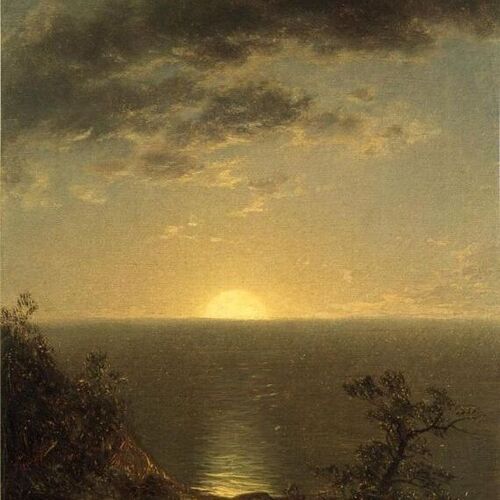 Moonrise on the Coast