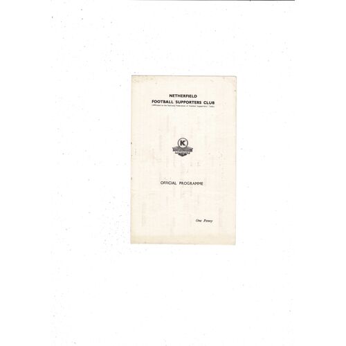 1957/58 Netherfield v Ashton United Football Programme March 1st