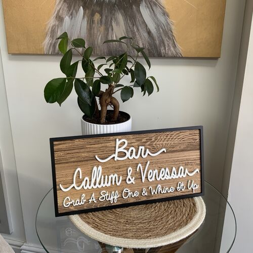 Rustic Wall Decor | Custom Name Sign | Personalised Family Sign | Established Sign