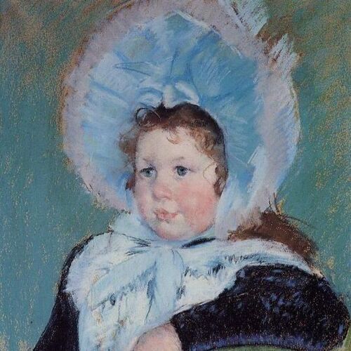 Dorothy in a Very Large Bonnet and a Dark Coat