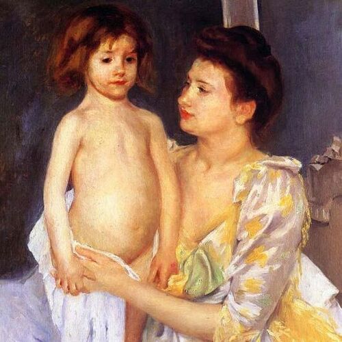 Jules Being Dried by His Mother