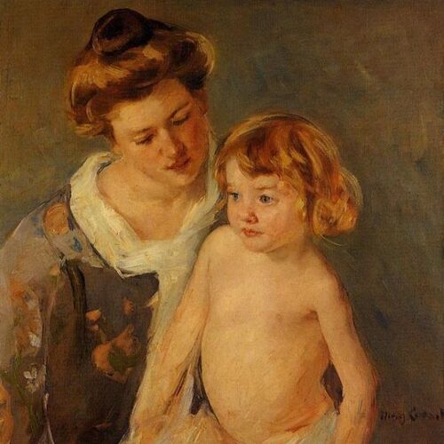 Jules Standing by His Mother