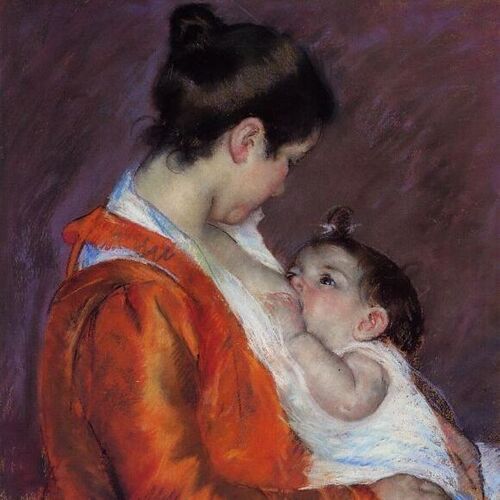 Louise Nursing Her Child