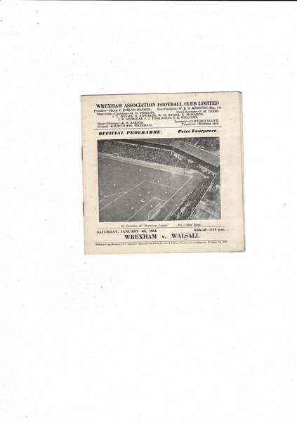 Many more Football Programmes listed today