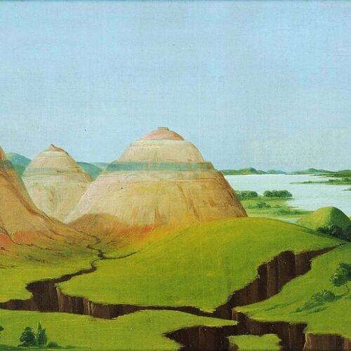 The Three Domes, Clay Bluffs 15 Miles above the Mandan Village