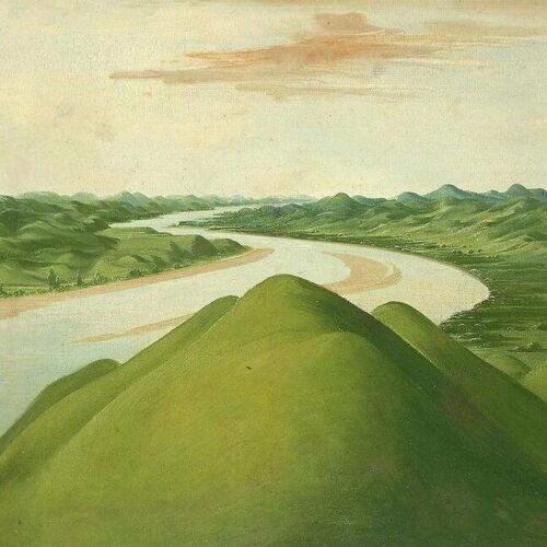 View in the "Cross Timbers," Texas