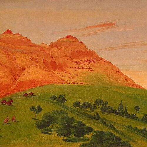 View in the Grand Detour, 1900 Miles above St. Louis