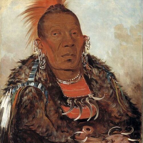 Wah-ro-née-sah, The Surrounder, Chief of the Tribe